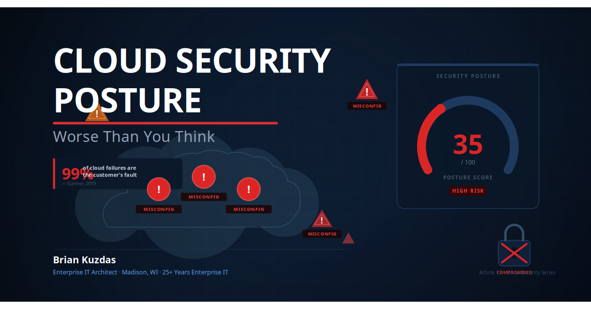 Your Cloud Security Posture Is Worse Than You Think